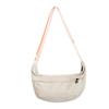Casual crossbody bag girls lightweight shoulder canvas bag waterproof commuting solid color versatile nylon dumpling bag for men