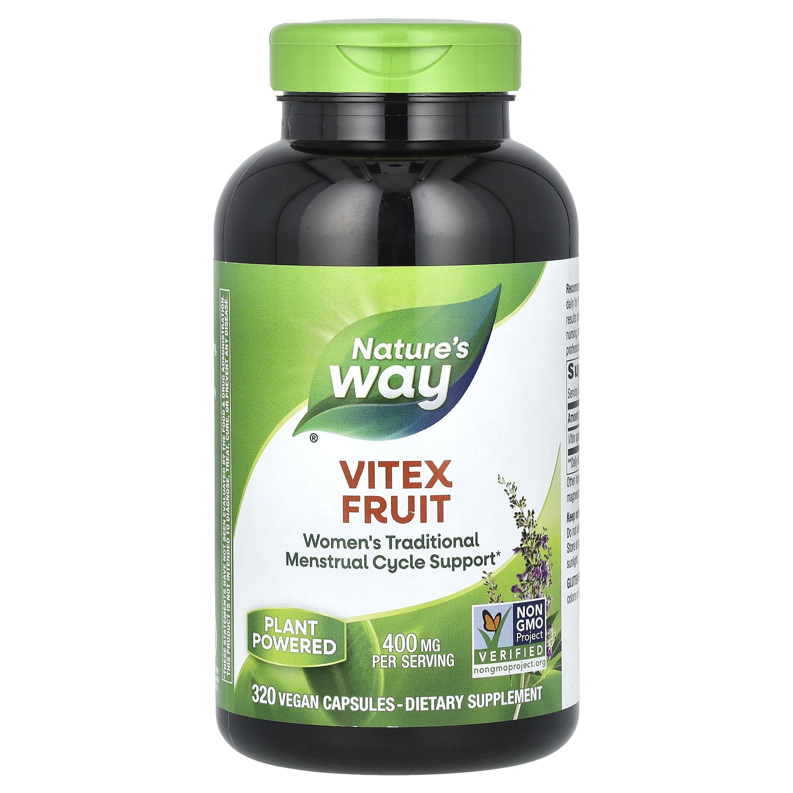 

Nature S Way, Vitex Fruit, 400Mg, 320 Veggie Caps