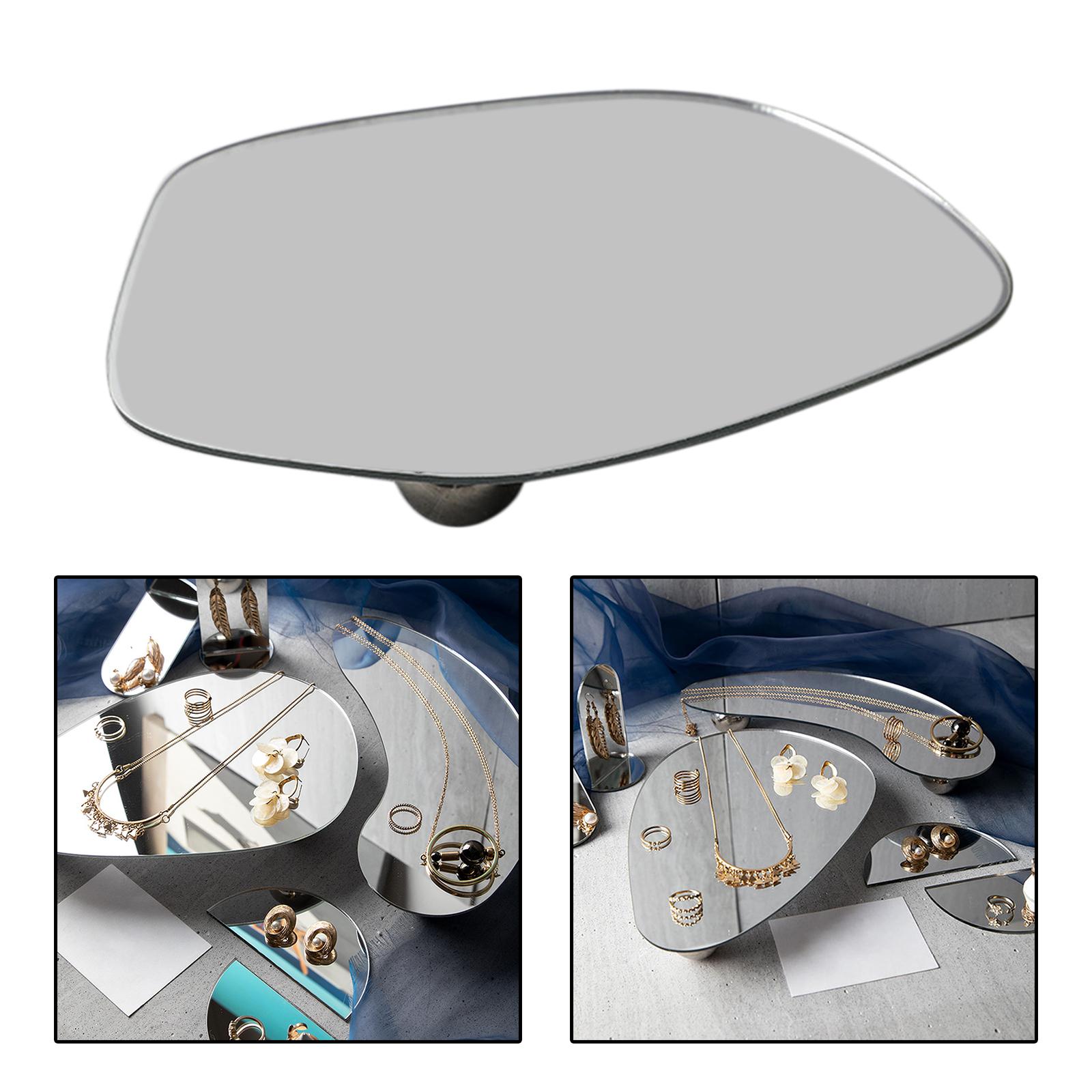 

Акриловый зеркальный поднос Поднос для украшений Поднос-держатель для украшений Поднос для макияжа для губной помады