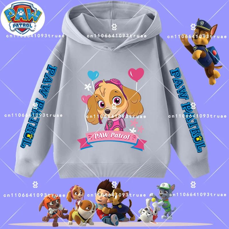 Children's Hooded Sweatshirt New PAW Patrol Boys' Sport Shirt Spring-Autumn Long-Sleeved Pullover Casual Shirt