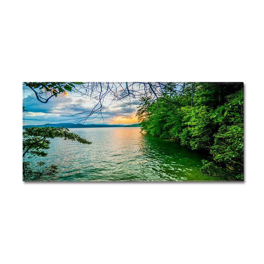 Scenic Door Mat Kitchen Dirt-Resistant Long Absorbent Non-Slip Foot Mat Bedroom Living Room Carpet Floor Mat