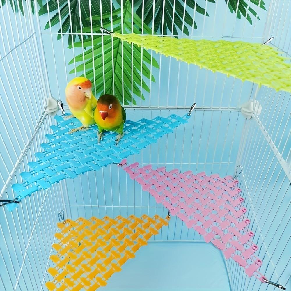 Atmungsaktive Papageien-Hängematten mit Haken Vogelkäfig-Zubehör Kleintier-Unterhaltung