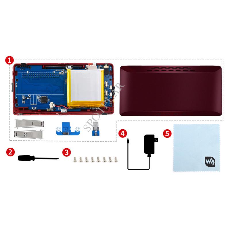 

Raspberry Pi Zero 2W 2.8 IPS 640x480 портативная игровая консоль