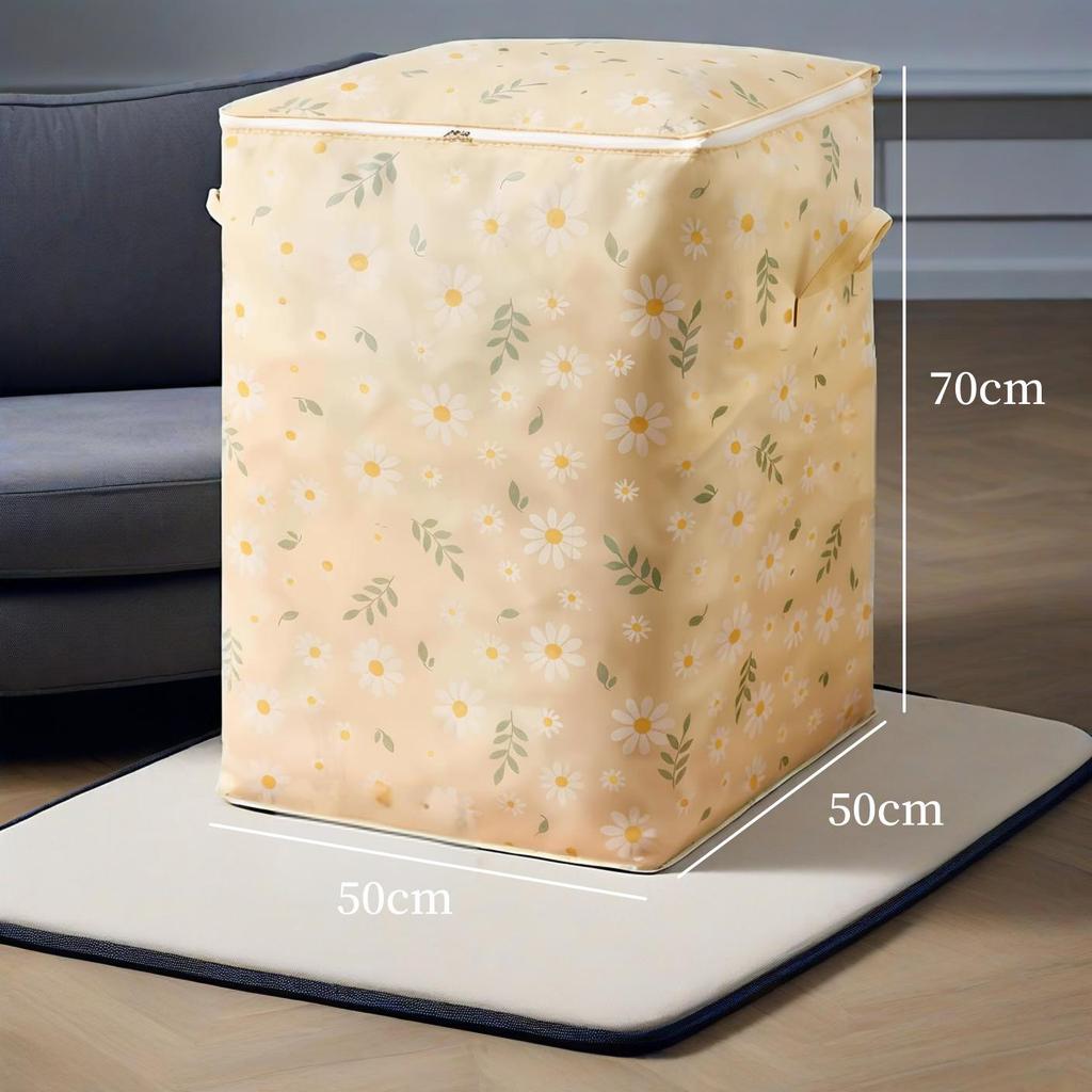 "Daisy Large-Capacity Non-Woven Storage Bag for Quilts and Clothing"