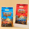Monster Truck Candy Bags Gift Packing Biscuit Bags Birthday Party Decor Kids Wedding Birthday Party Supplies Favor Baby Shower
