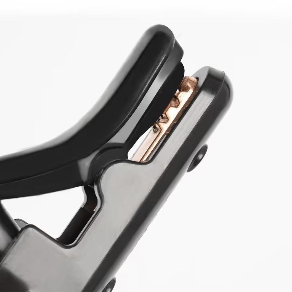 Industrial Grade 1000A Electric Welding Pliers, Pure Copper with Rubber Coating, Black, Heat-Resistant, Drop-Resistant
