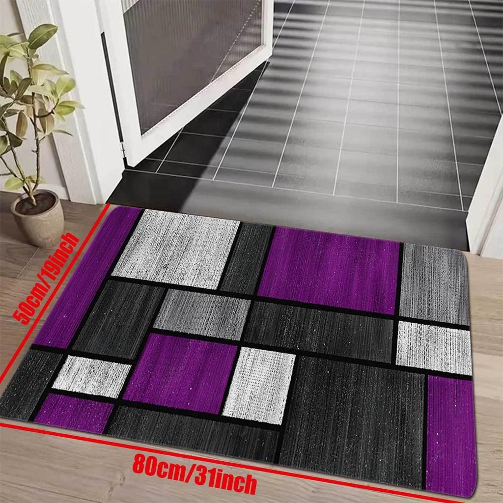 1 ks Prot únavová kuchyňská rohož, Geometrický moderní potisk, Vodotěsná, Protiskluzová, Silně polstrovaná kuchyňská podložka, Odolná comfortní podložka pro stání do kuchyně