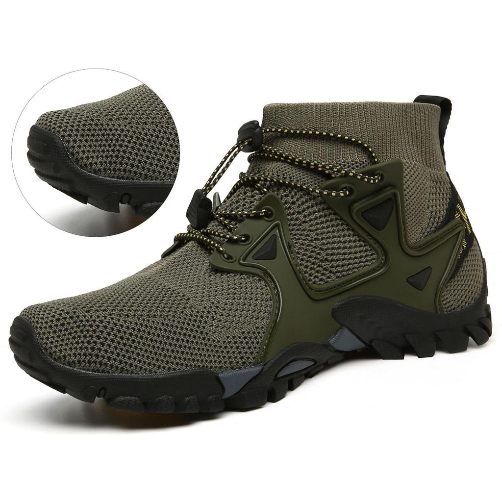 Breathable Plus Size Outdoor Non-slip Hiking & Trekking Shoes for Climbing and Fishing