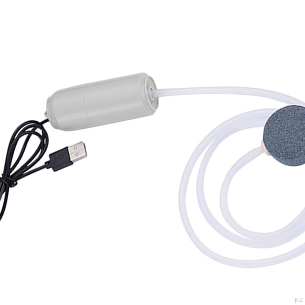 Air Pump USB Charging Mute Fishing 5 Tank Portable ator Saving with Buckle