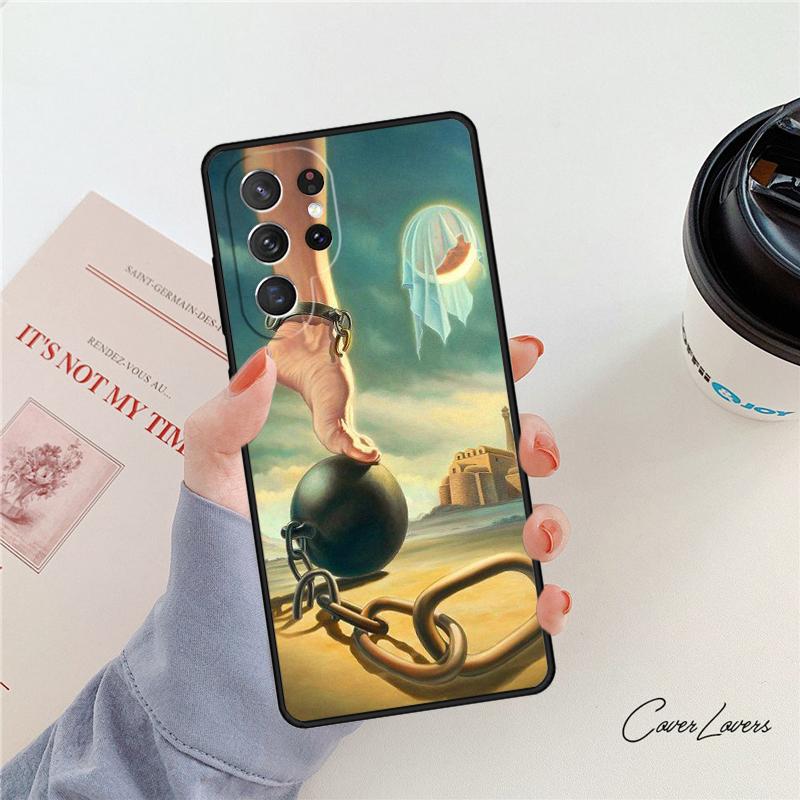 Salvador Dali Art phone case For Samsung Galaxy S24 S25 S23 S22 Ultra Note 10 20 Plus S20 S21 FE Cover