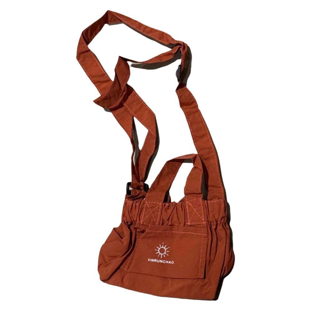 

Korean Style Canvas Messenger Bag Crossbody Bag Dumpling Bag Casual Nylon Shoulder Bag Outdoor помаранчевий