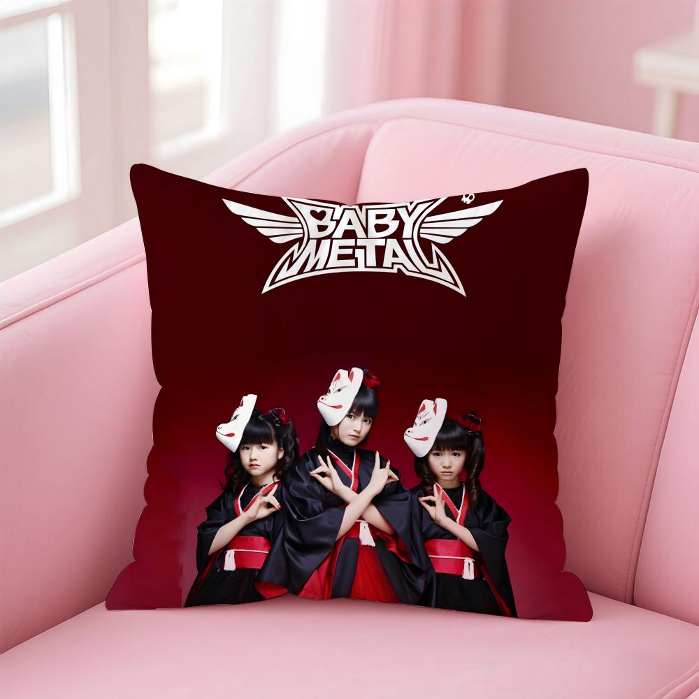 Girlgroup Metal BBBabymetal Kissenbezug Kissenbezug Weiches Hautfreundliches Gewebe Komfort Verdeckter Reißverschluss