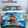 3pcs Ice Age Adventure Quilt Cover Set (1 Quilt Cover + 2 Pillowcases Without Pillow Core), High-Definition Printing for Home and Dormitory.
