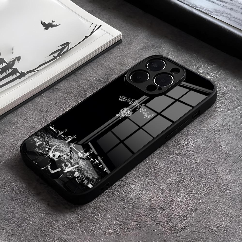 M-motorheades Band Phone Case For IPhone 17 15 Pro Max 12 16 14 Plus 11 13 Pro X XR XS 7 8 Plus SE Glass Cover