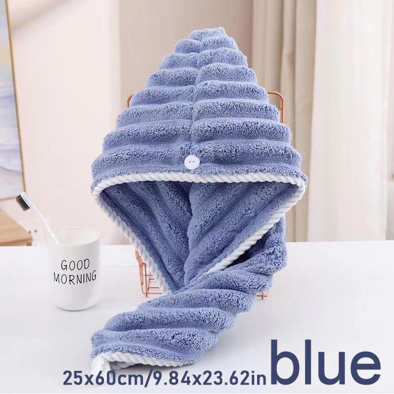 Ultra fine fiber towel wrapped and thickened Ladies' dry hair cap Thick and highly absorbent headscarf for wiping hair