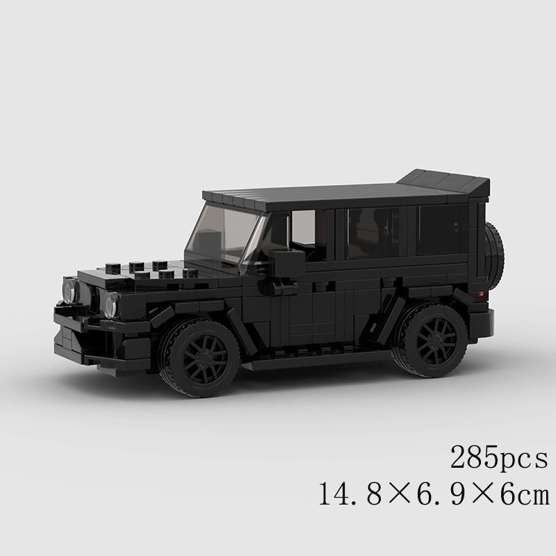 MOC Off Road Car Building Blocks Pickup Truck Bricks Cross Country Jeep SUV Humvee Speed Race City Overland Technical vehicle