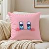 Cute Funny Funny Pink Eyes Cushion Cover Pillowcase Antidustmite living Room Sofa Decor Cushion Room