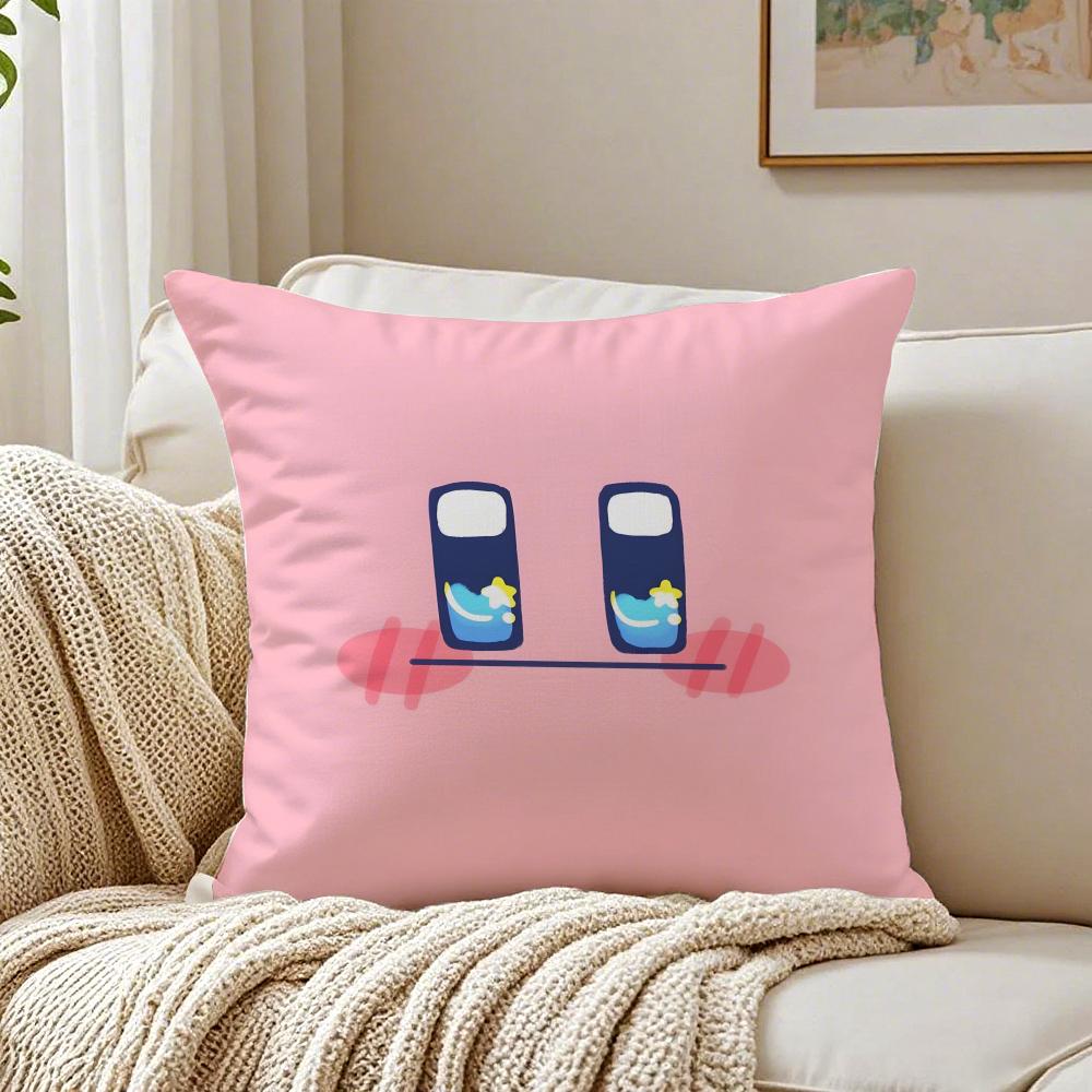 Cute Funny Funny Pink Eyes Cushion Cover Pillowcase Antidustmite living Room Sofa Decor Cushion Room