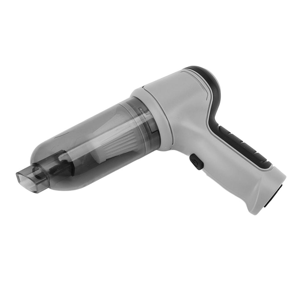 Grey Cordless Car Vacuum Cleaner Handheld Powerful Home Vacuum Cleaner Dual Purpose Cordless