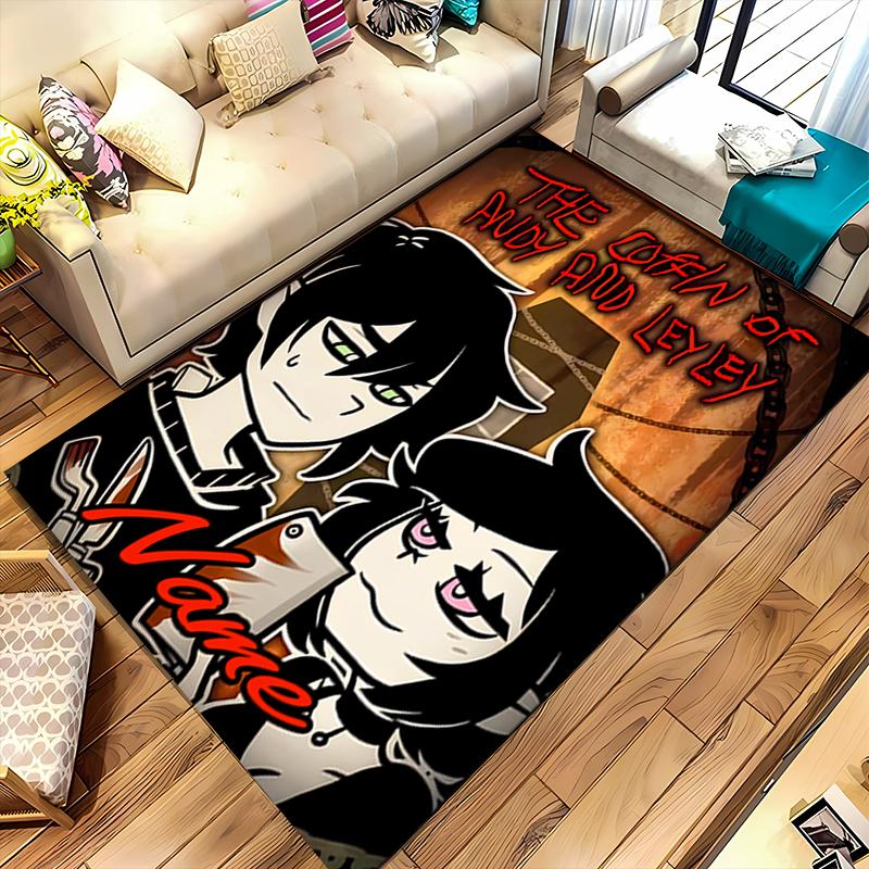 Custom personalization The Coffin of Andy and Leyley Area Rug - Perfect For Kitchen, Bathroom,Laundry Room Decor Large Size Available,Gift All Seasons