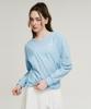 Leijibi Air Pastel String Loose Fit Women'S Long Sleeve Rash Guard Sky Blue