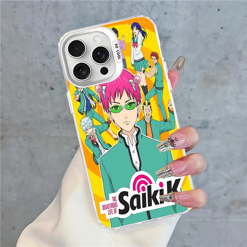 Saiki Kusuo No Psi Nan Phone Case For IPhone 16 15 14 13 12 11 Pro Max X XR XSMAX 8 7 Plus Matte Shockproof Back Cover