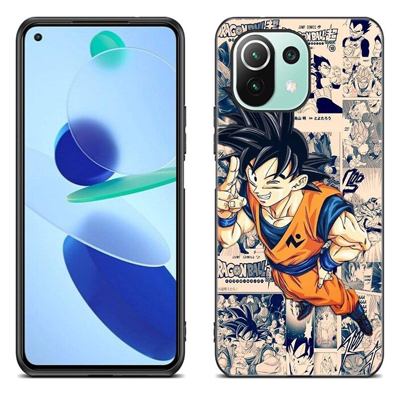 Anime Son Goku Ultra Instinct Phone Case For Xiaomi Mi POCO X3 NFC F3 GT M3 11i 11 Ultra 10T Pro A2 11 Lite Redmi K40 K20 7 7A