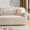 Ensfarget fløyelssofatrekk Sofa Sliptrekk Mykt stoff Stretch Sofa Sliptrekk L Form Hjørne Funda Sofa Elastisk sofatrekk