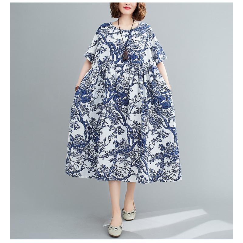 Women's Solid Color Relaxed Fit Dress