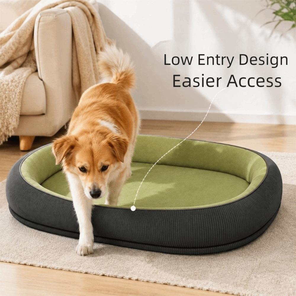 Comfortable Runway Shape Pet Bed Soft Warm Puppy Nest Four-Season Dog Sleeping Pad Winter Season
