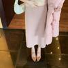 Sheepskin~ Temperament versatile pointed shoes are thin with shallow mouth Mary Jane shoes women's flat shoes