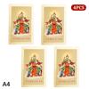 1/2/4PCS 2026 Tai Sui Amulet Card Feng Shui Protection Gift Prayer Exorcism Wealth Treasure Symbol Home Office Decor