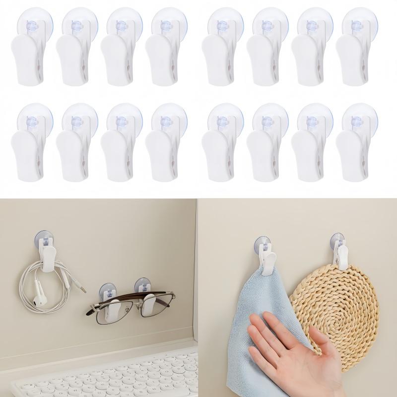 Multi Functional Suction Cup Clamp Hook. Toothpaste Towel Glove Clip. Rotating Suction Cup for Multi Angle Use. Car Accessories