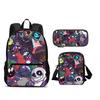 Friday Night Funkin Backpack Pen Bag Shoulder Bag 3pcs Set Versatile  Large Capacity Boy and Girl School Birthday Best Gift