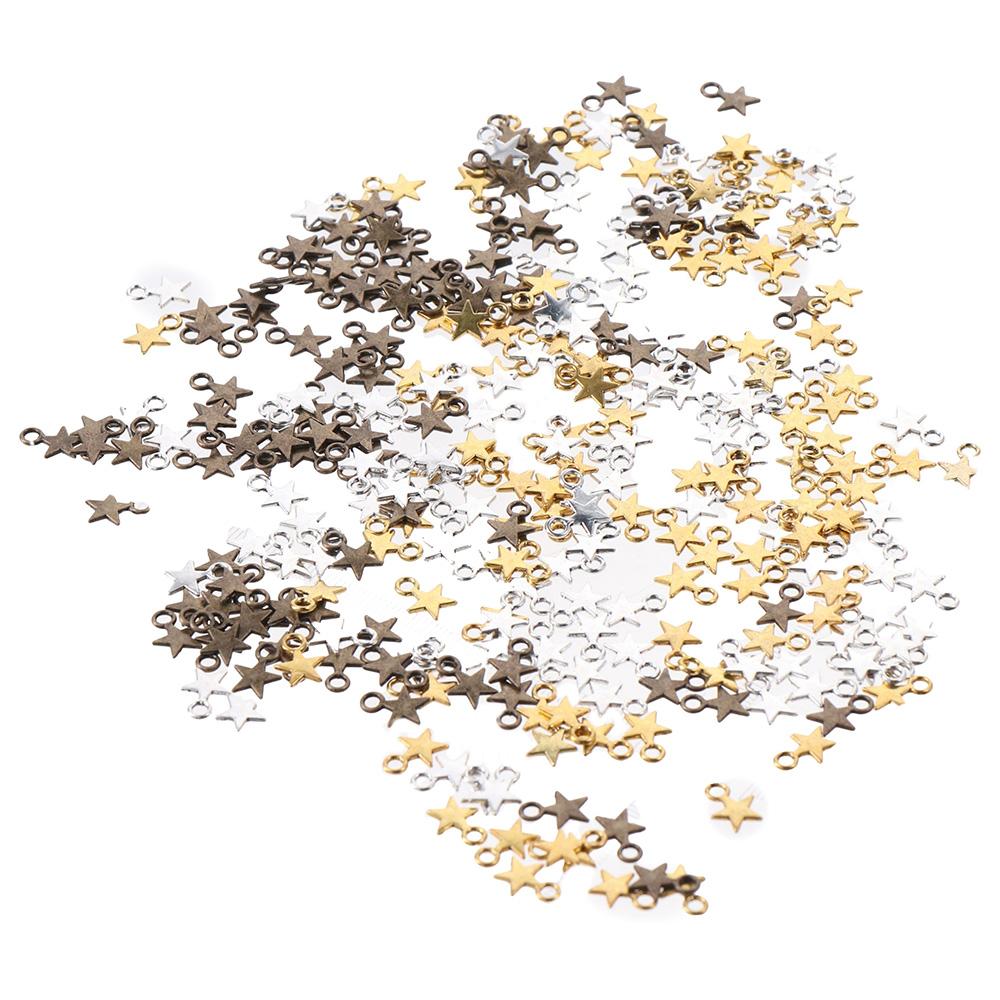 

Мини-подвески в форме звезды из сплава, изготовление ювелирных изделий в форме звезды, подвески в форме звезды, аксессуары для ювелирных изделий