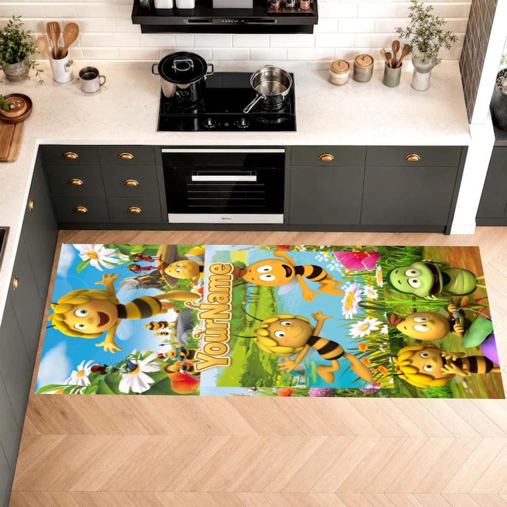 Biene Maja Customize Your Name Kitchen Rug Runner Rug Laundry Mat Hallway Entryway The Best Gift Choice