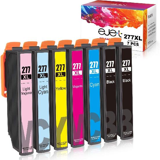 Remanufactured Ink Cartridge Replacement for Epson 277XL Ink Cartridges T277XL to use with XP-960 XP-970 XP-850 XP-860 XP-950 Printer(2 Black, 1