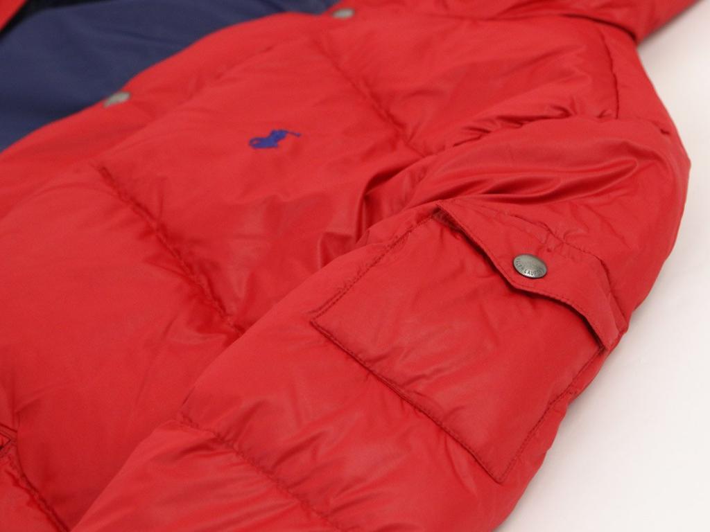 POLO RALPH LAUREN Down Jacket with Hood and Pony Size L Boys' Embroidery, (Product Code 0101685)