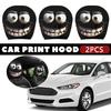 Funny Internet Celebrity Car Seat Headrest Cover Mask Universal Protection Headrest Covers Headrest Car Interior