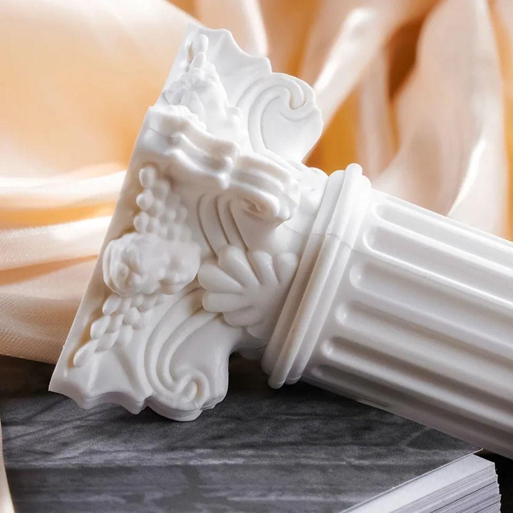 1Pcs Greek Column Statue Pedestal Indoor Home Dinning Room Candlestick Stand Durable Roman Pillar