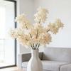 38" Artificial Lilac Flower Fake Long Stem Delphinium Branch Faux Silk Real Touch Lilac Floral Arrangement for Tall Vase Table Centerpieces Wedding