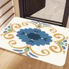 Zerbino Boho Mandala Floreale Stampa Fiore Vintage Antiscivolo Tappetino Ingresso per Porta d'Ingresso Decorazione Casa