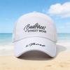 Stylish Letter Print Baseball Cap With Adjustable Strap And Sun Protections Breathable Outdoor Hat For Men Women