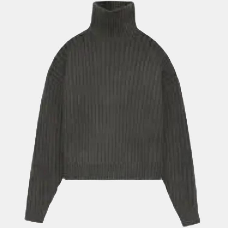Fear of God Essentials Turtleneck Ink Women Tops Black 192SP245290FW