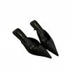 Women's Suede Pointed Toe Thin Heel Elegant Outdoor Wear Heels - Elegant for Parties & Office