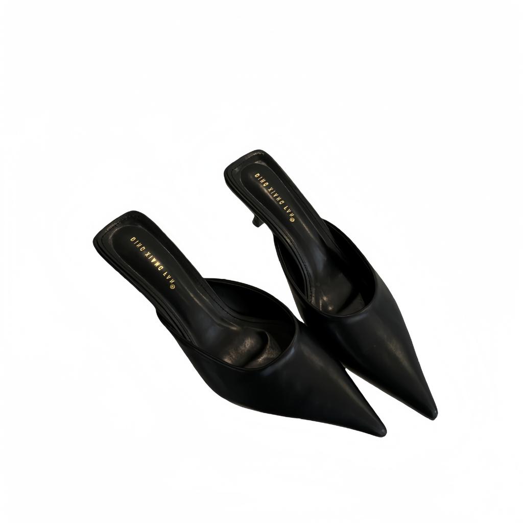 Women's Suede Pointed Toe Thin Heel Elegant Outdoor Wear Heels - Elegant for Parties & Office