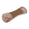 Wormwood Pillow Bone Shaped Reduce Fatigue Promote Circulation Detachable Cleansing Neck Cervical Pillow Coffee Color