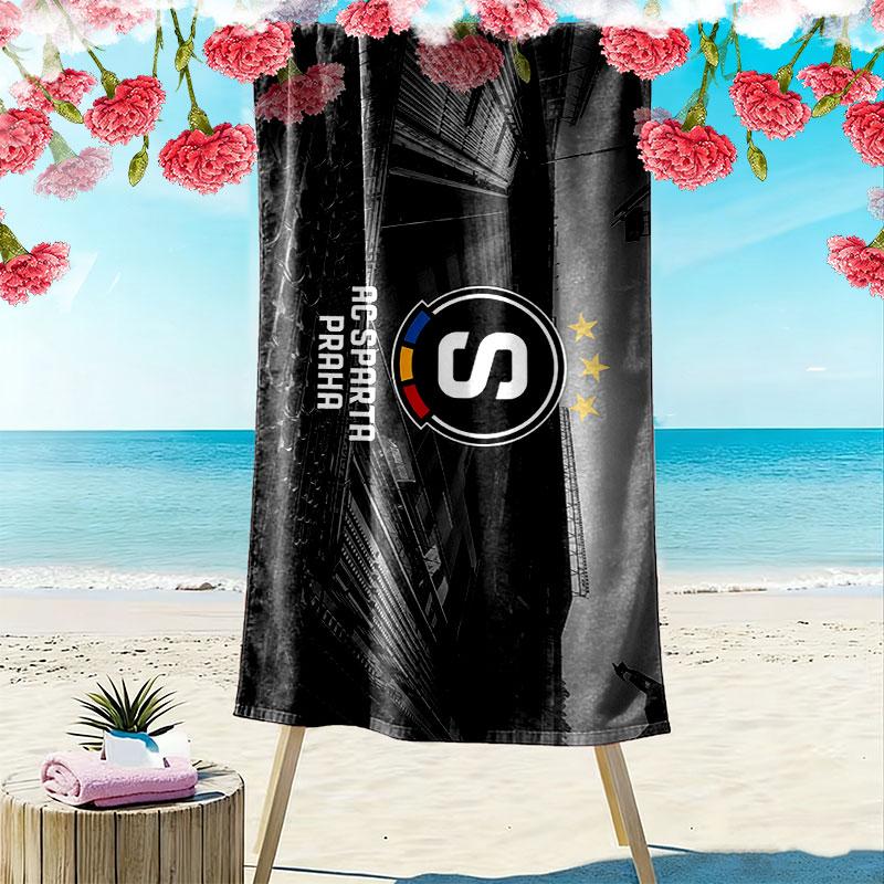 Toalla de Playa con Estampado AC Sparta Praha, Toalla Grande Suave de Secado Rápido para Playa, Camping, Natación
