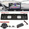 European license plate frame Dual 12Led Night Vision Car Camera System 170° Fisheyes Lens BSD/ADAS Buzzer Alarm Backup Camera