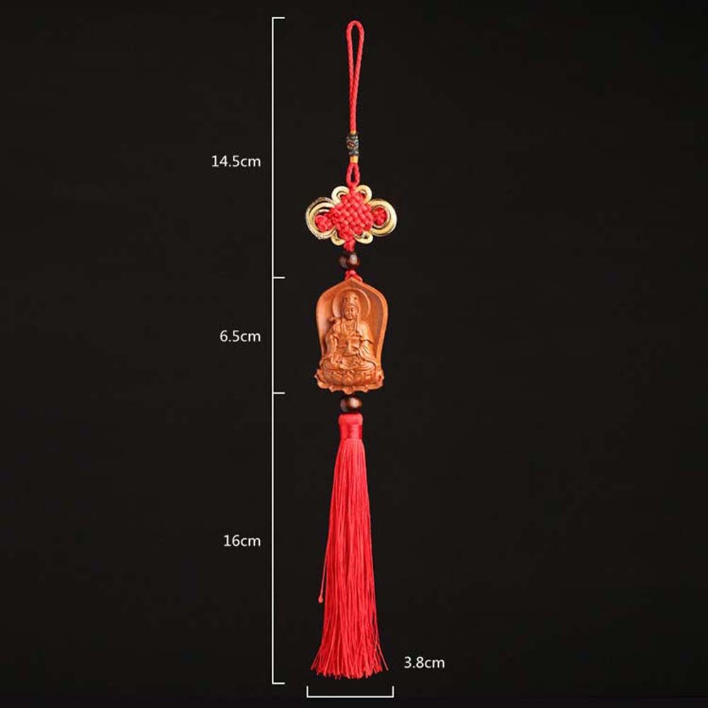 Mirror Pendant Art Sculpture Car Ornaments Car Pendant Guanyin Pendant Interior Accessories